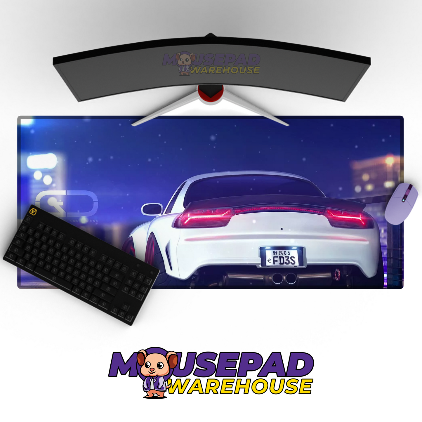 Mazda RX7 V36 Mousepad Mockup