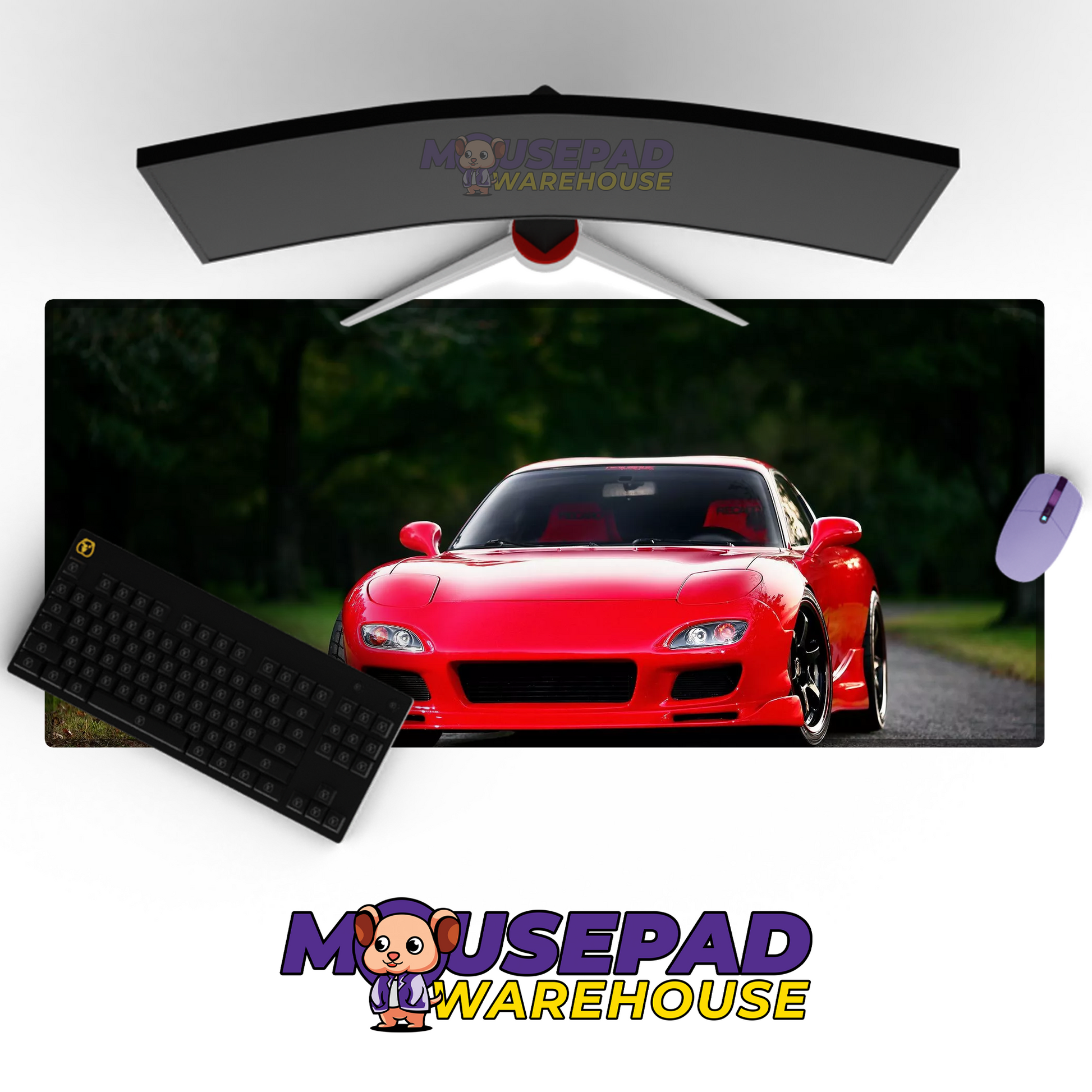 Mazda RX7 V39 Mousepad Mockup