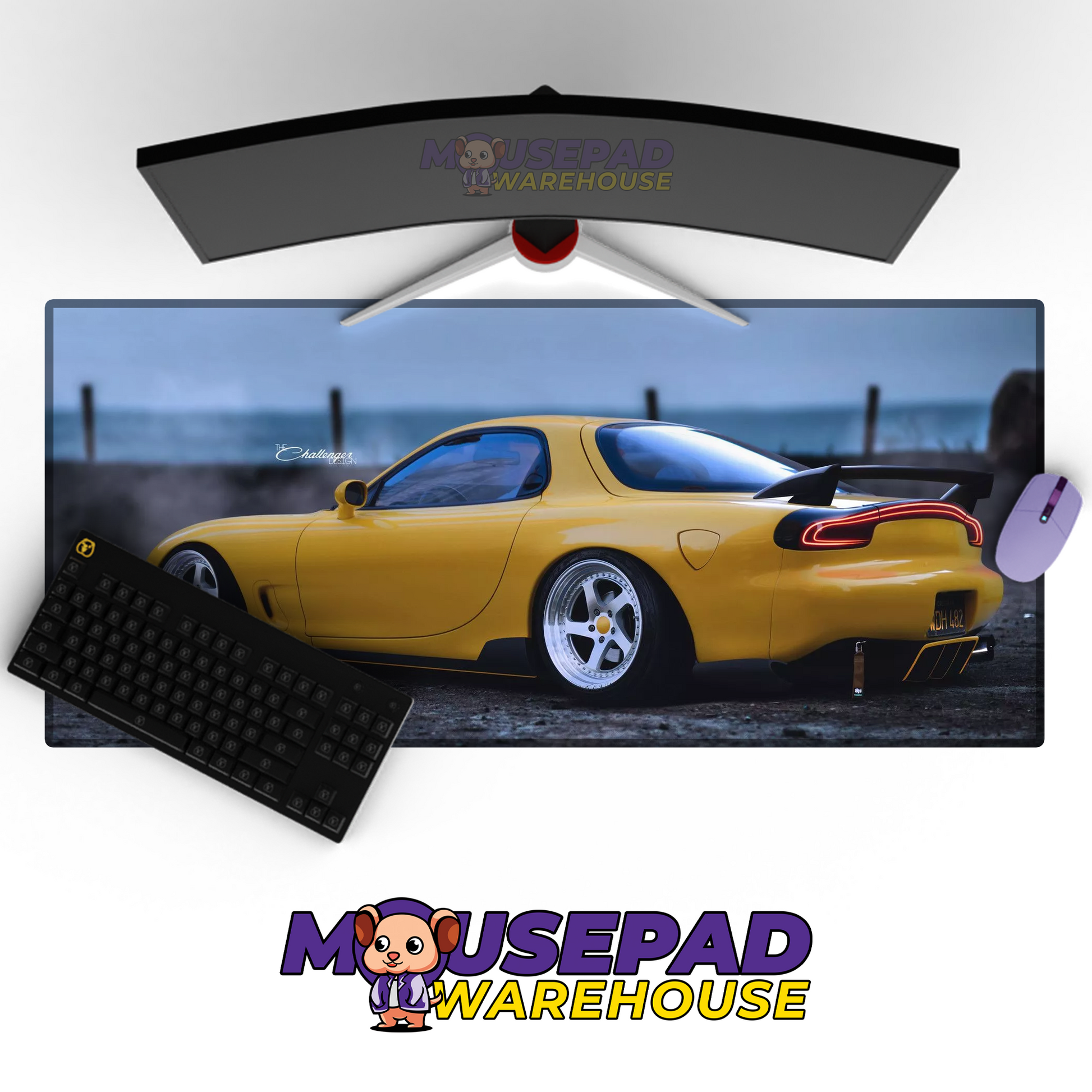 Mazda RX7 V40 Mousepad Mockup