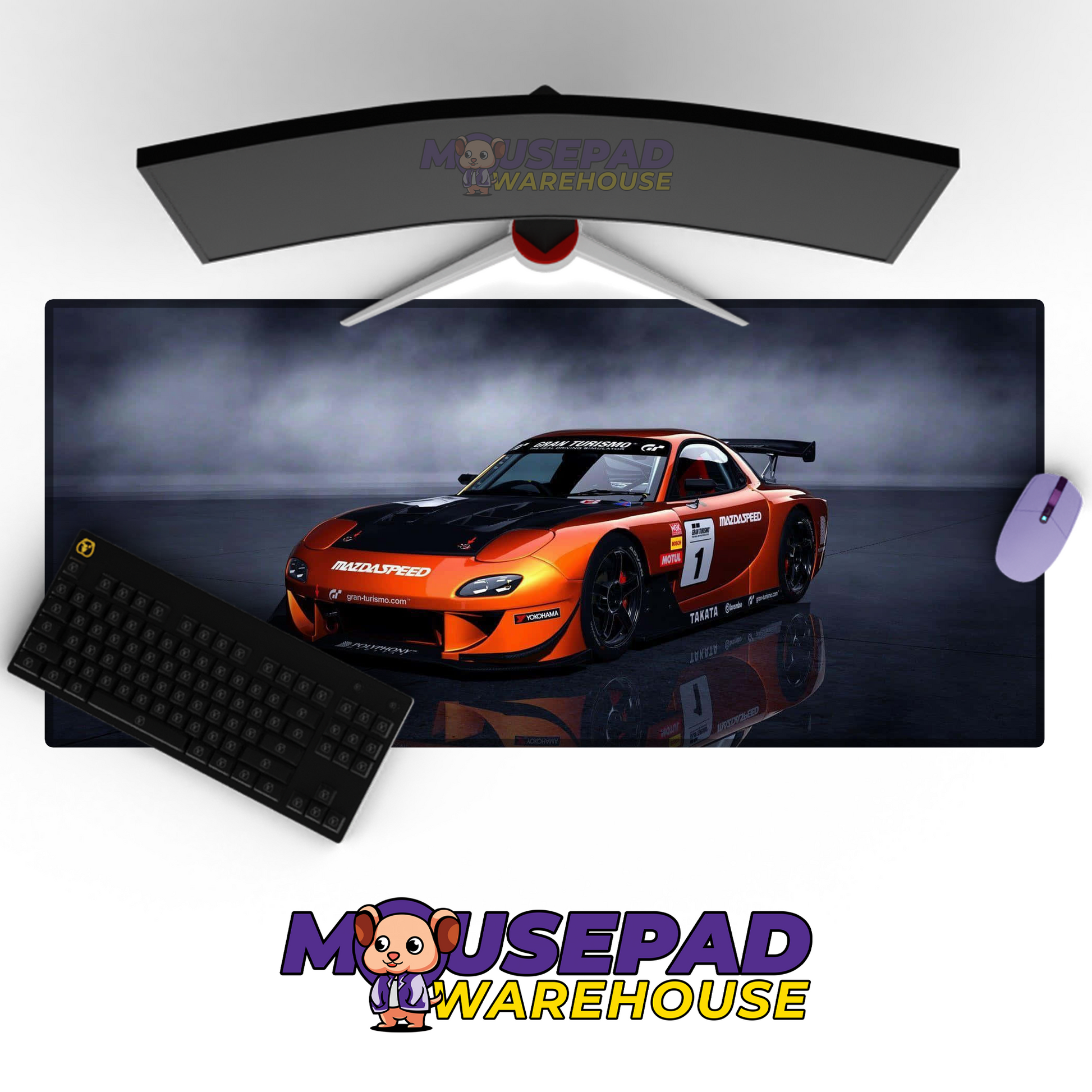 Mazda RX7 V43 Mousepad Mockup