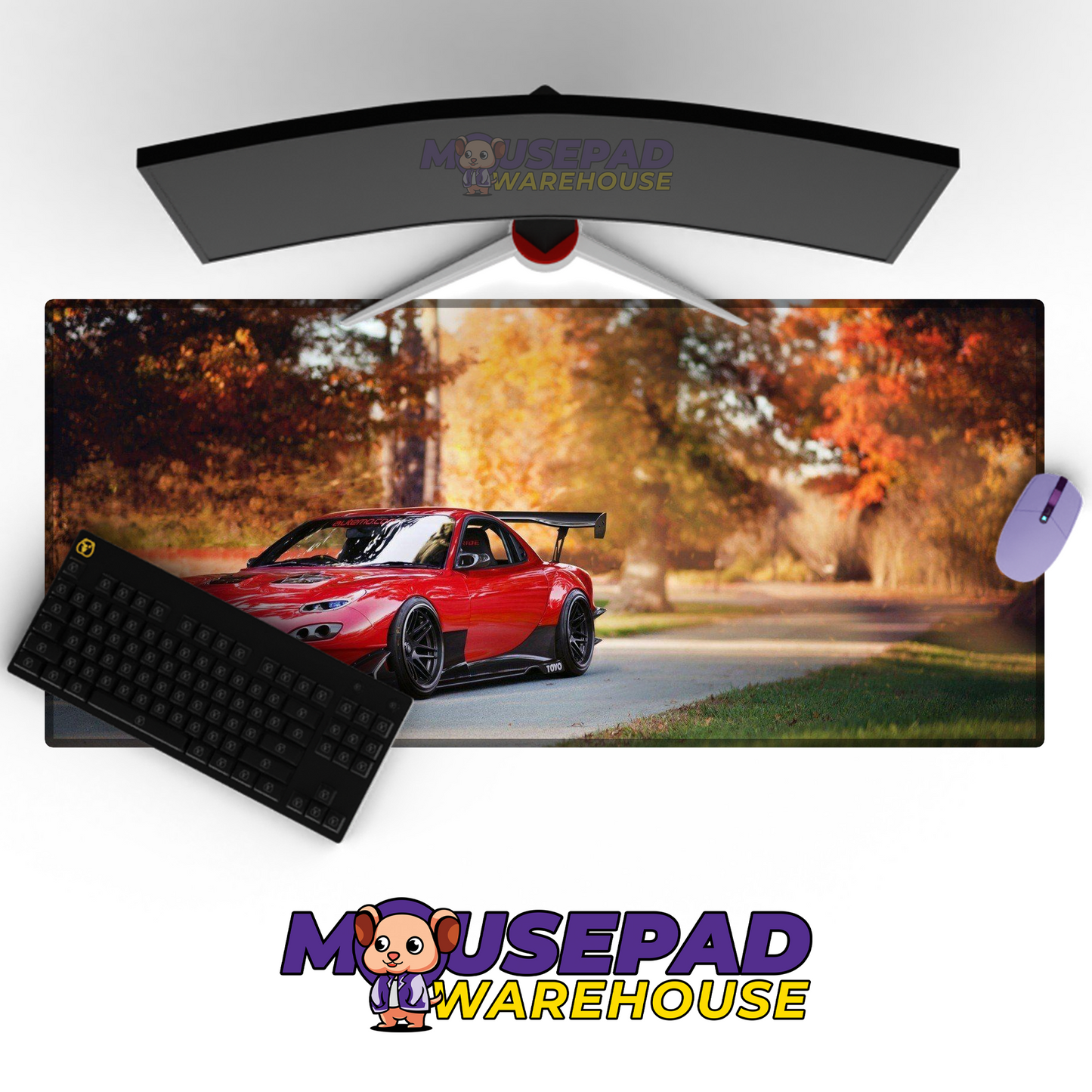 Mazda RX7 V45 Mousepad Mockup