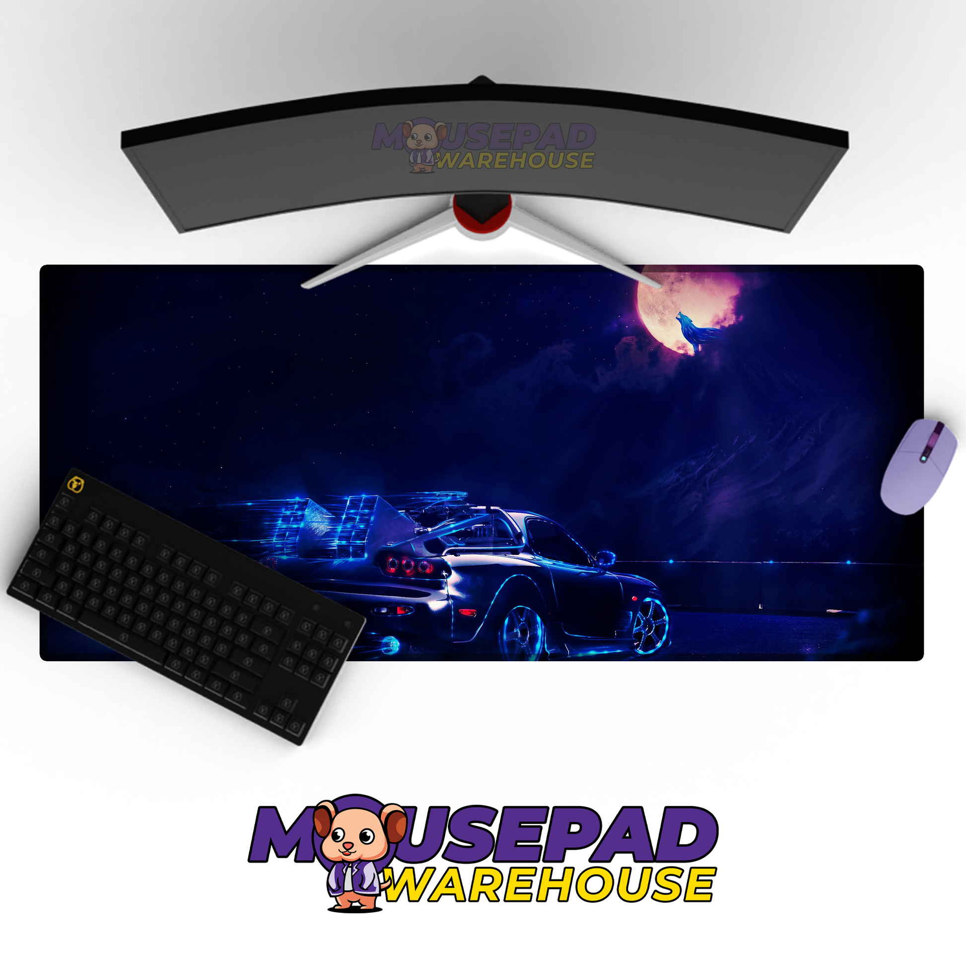 Mazda RX7 V5 Mousepad Mockup