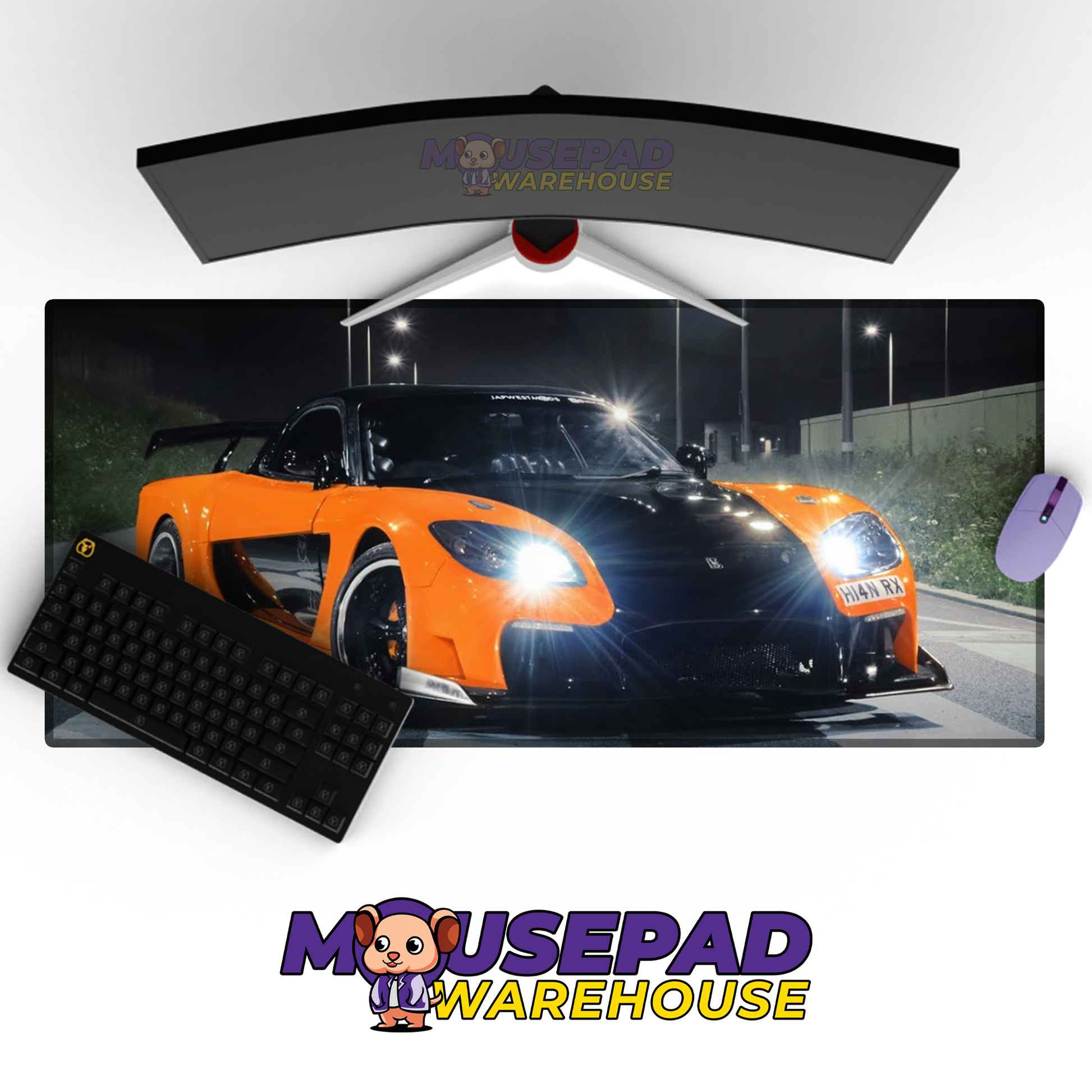 Mazda RX7 V6 Mousepad Mockup