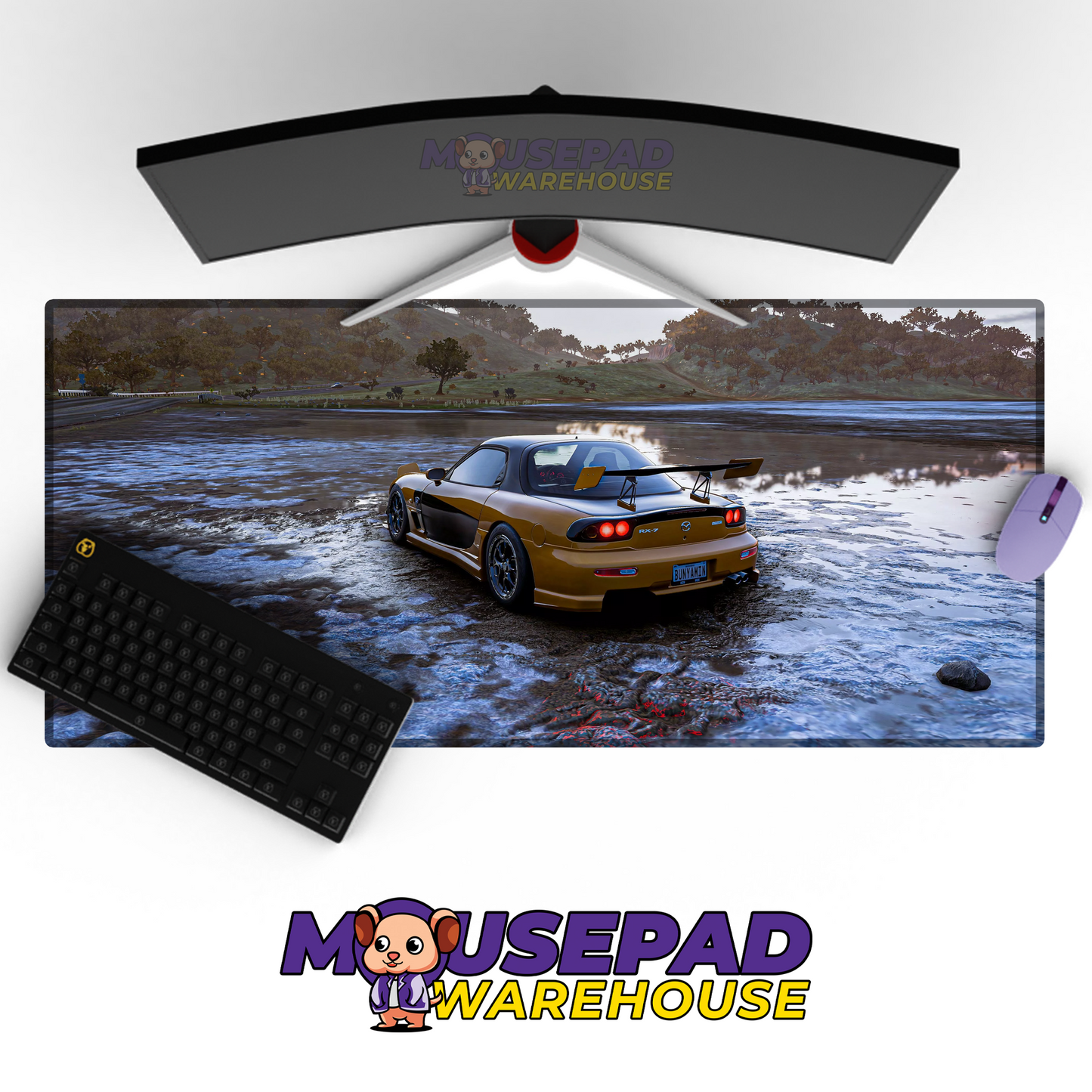 Mazda RX7 V7 Mousepad Mockup
