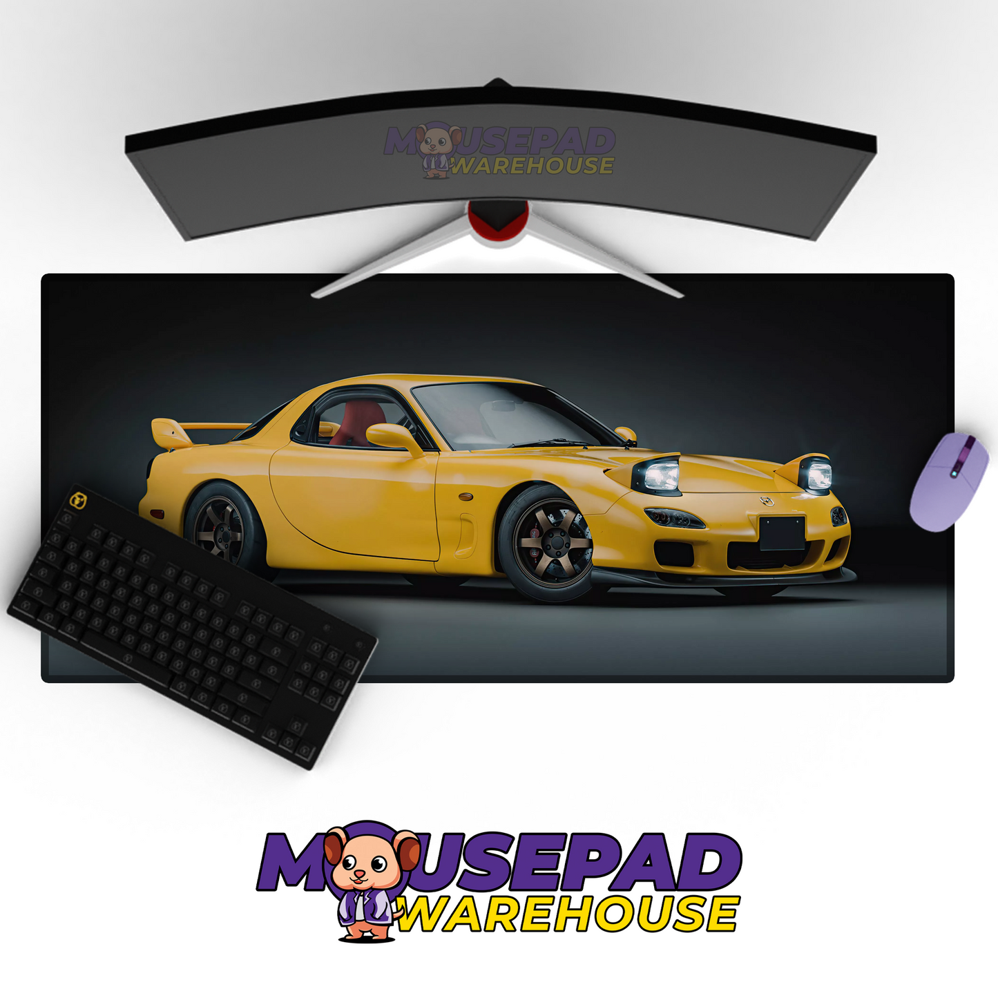 Mazda RX7 V9 Mousepad Mockup