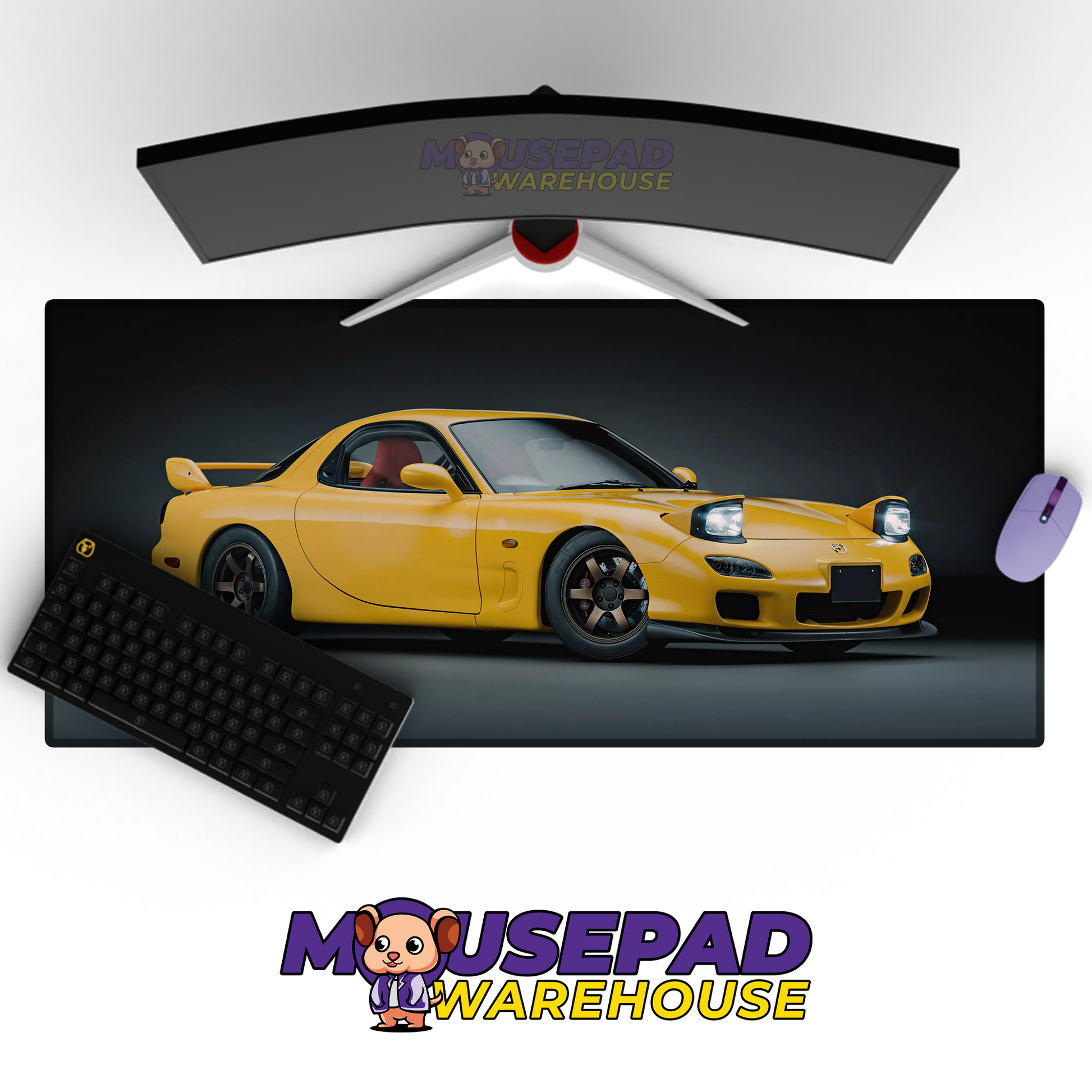 Mazda RX7 V9 Mousepad Mockup