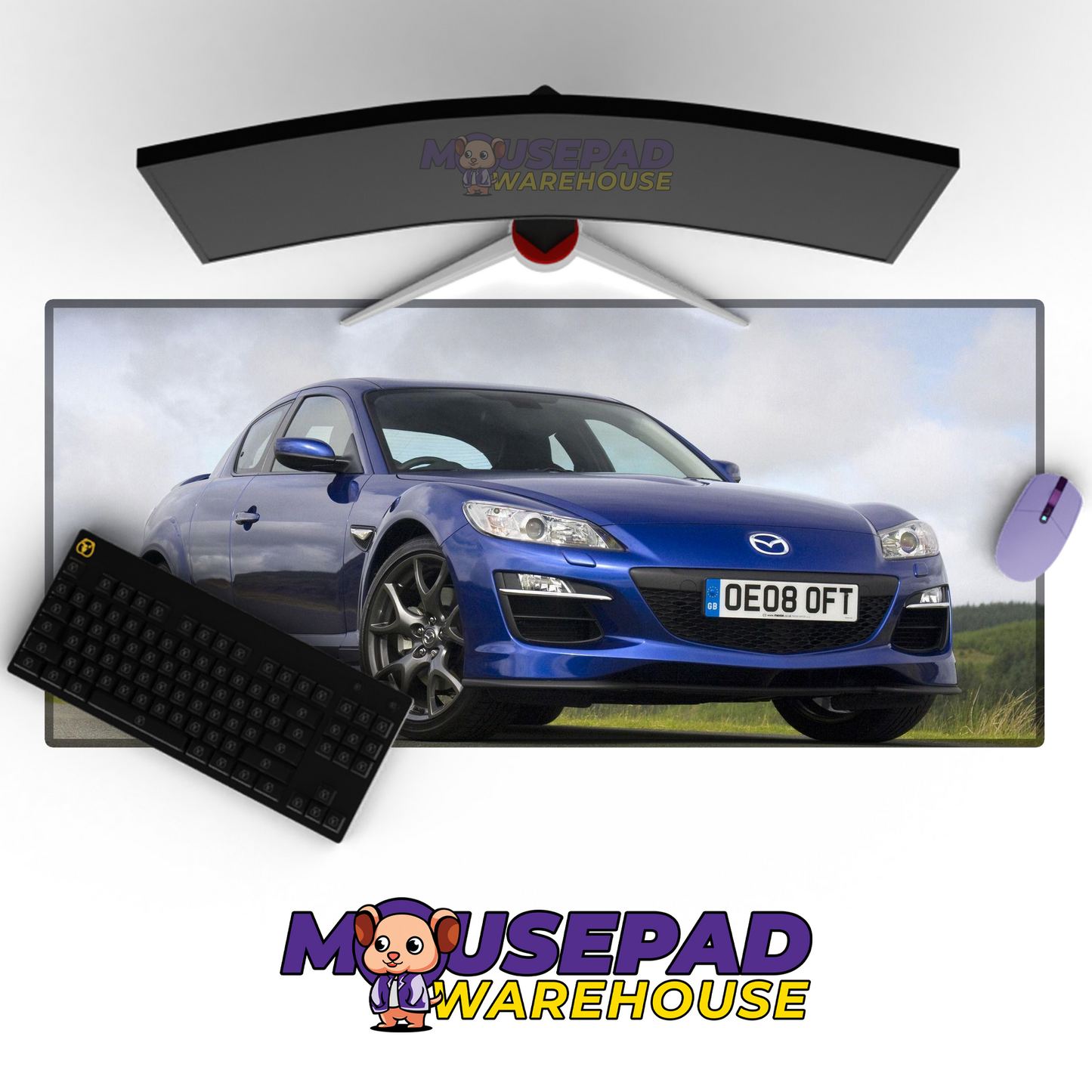 Mazda RX8 V20 Mousepad Mockup