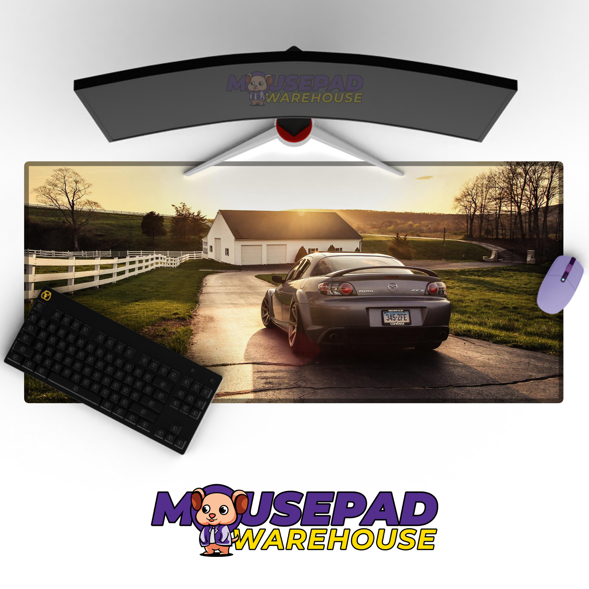 Mazda RX8 V21 Mousepad Mockup