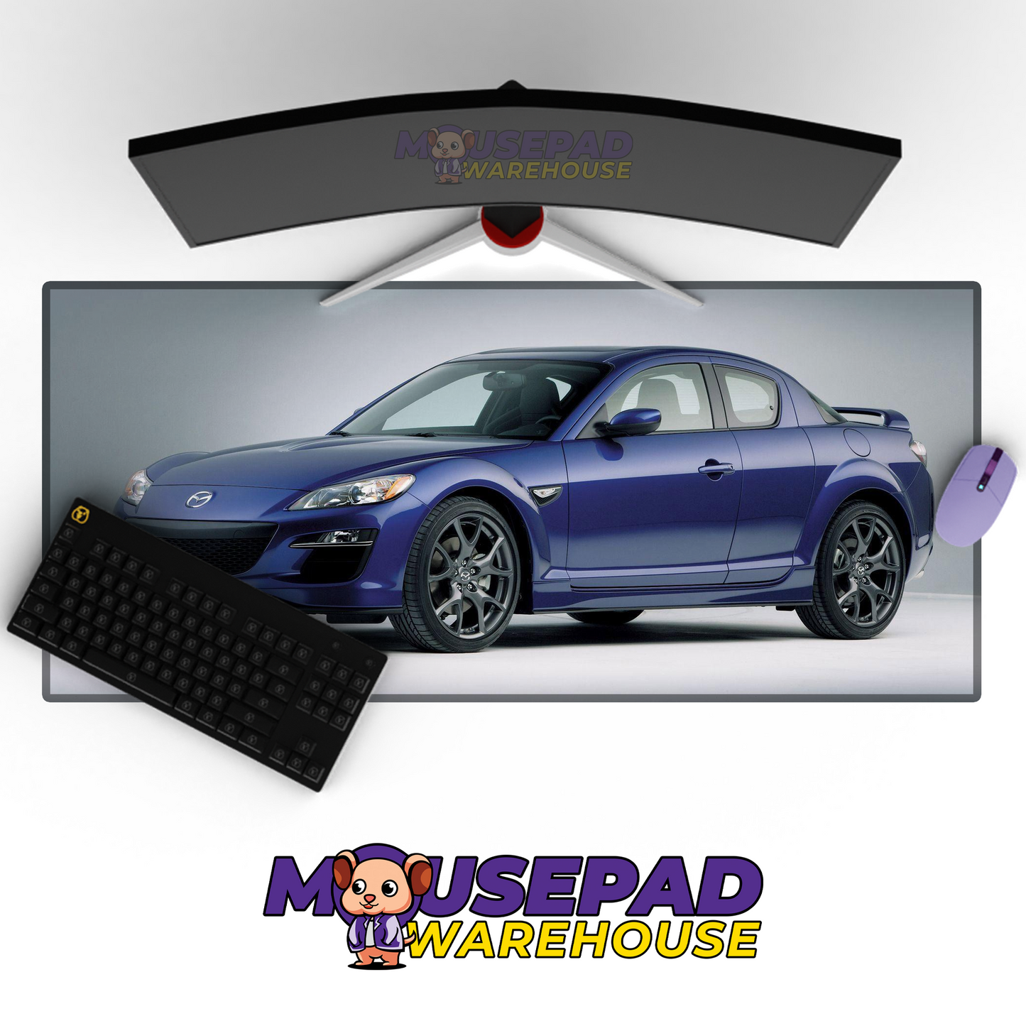 Mazda RX8 V24 Mousepad Mockup
