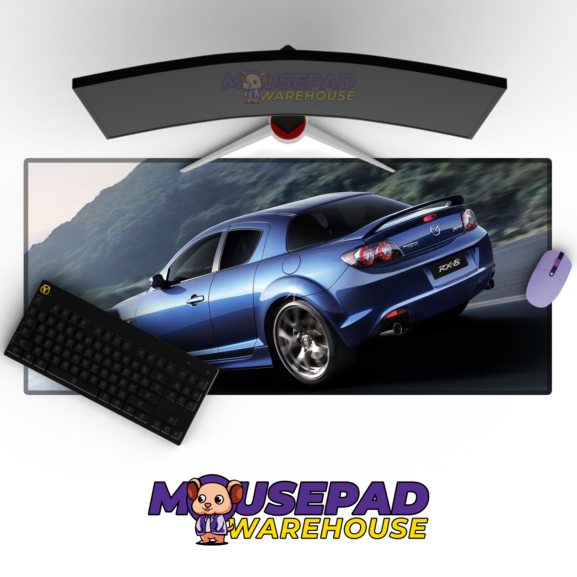 Mazda RX8 V4 Mousepad Mockup