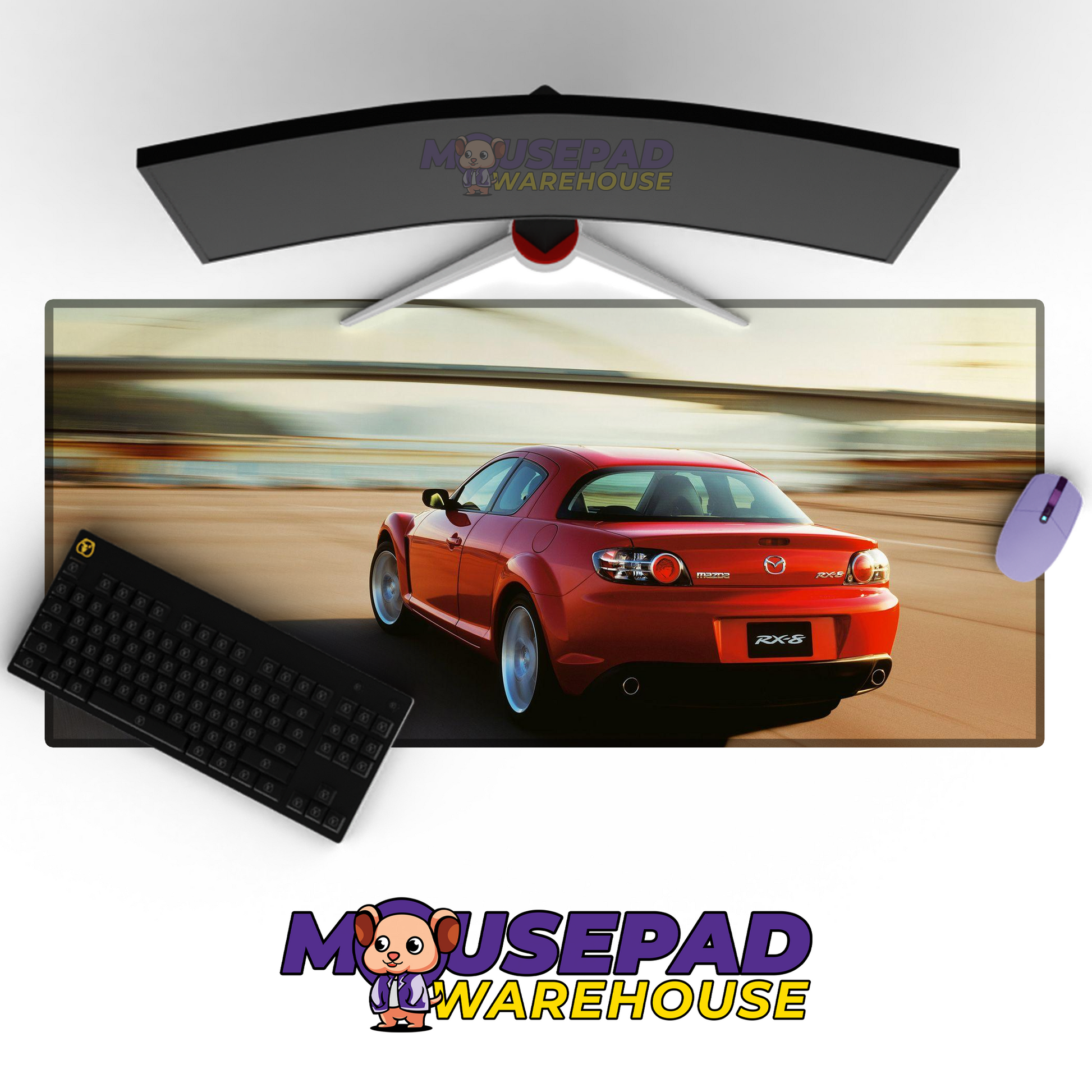 Mazda RX8 V7 Mousepad Mockup