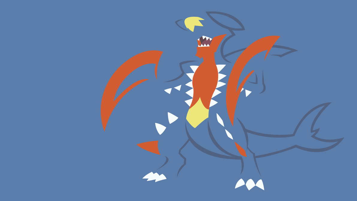 Mega Garchomp Silhouette V1