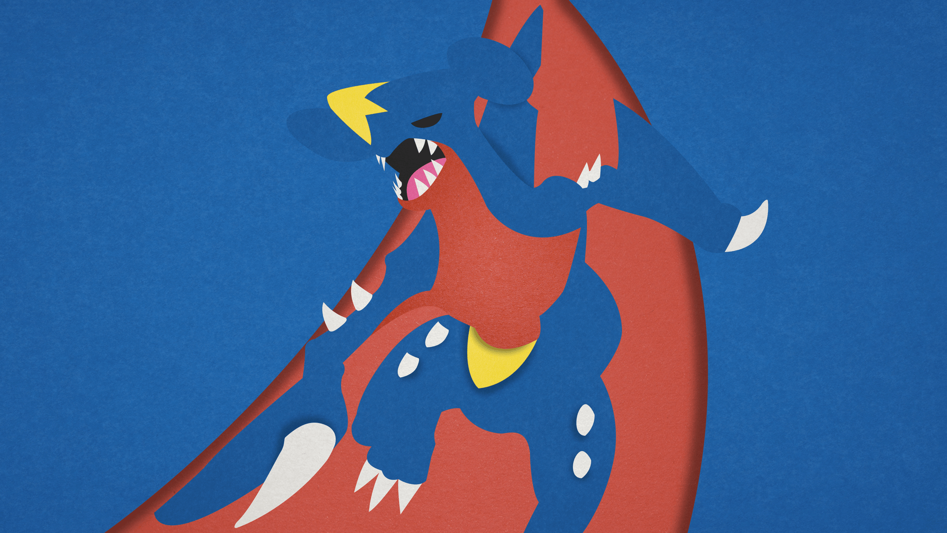 Mega Garchomp Silhouette V3