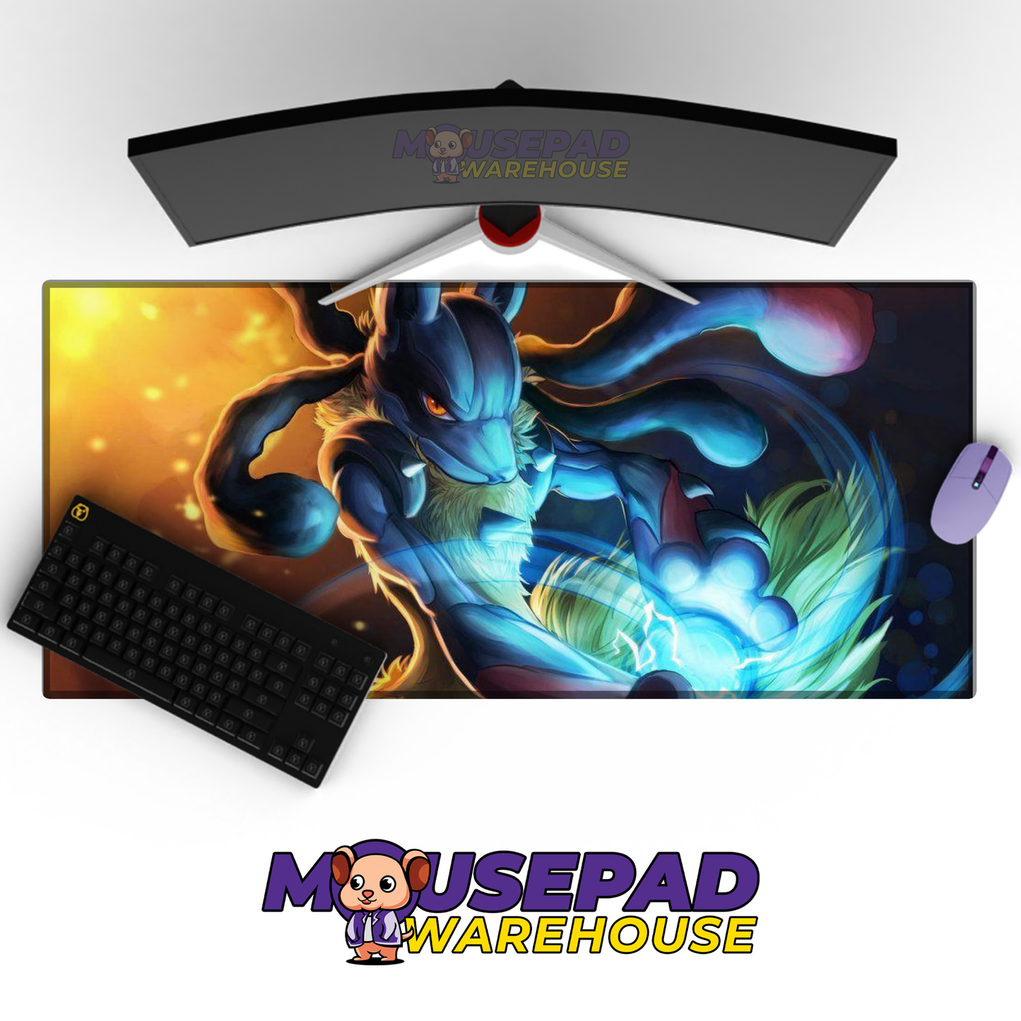 Mega Lucario Aura Sphere Mockup