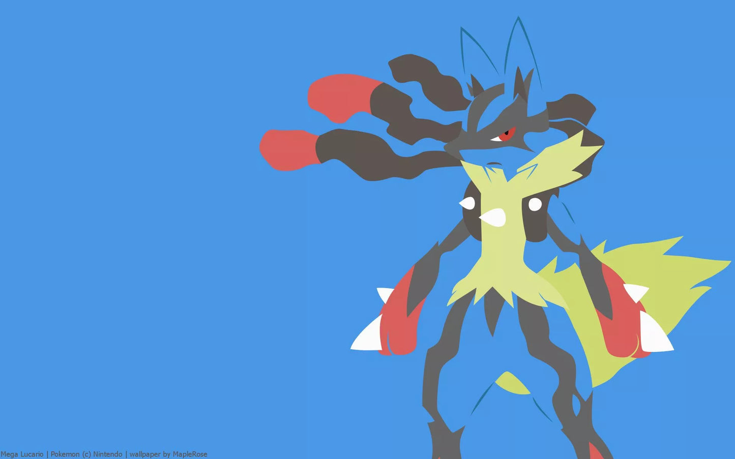 Mega Lucario Silhouette