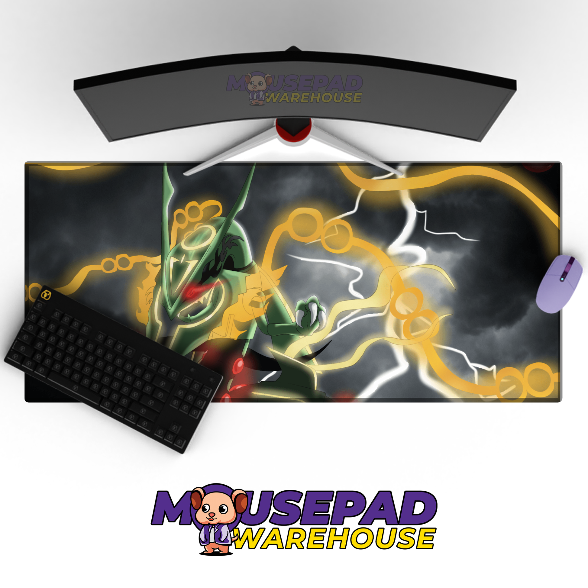 Mega Rayquaza Thunder Mockup