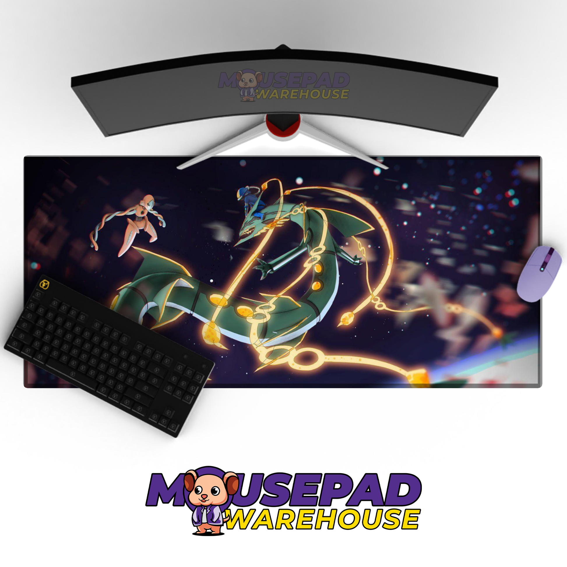 Mega Rayquaza vs Deoxys Mockup