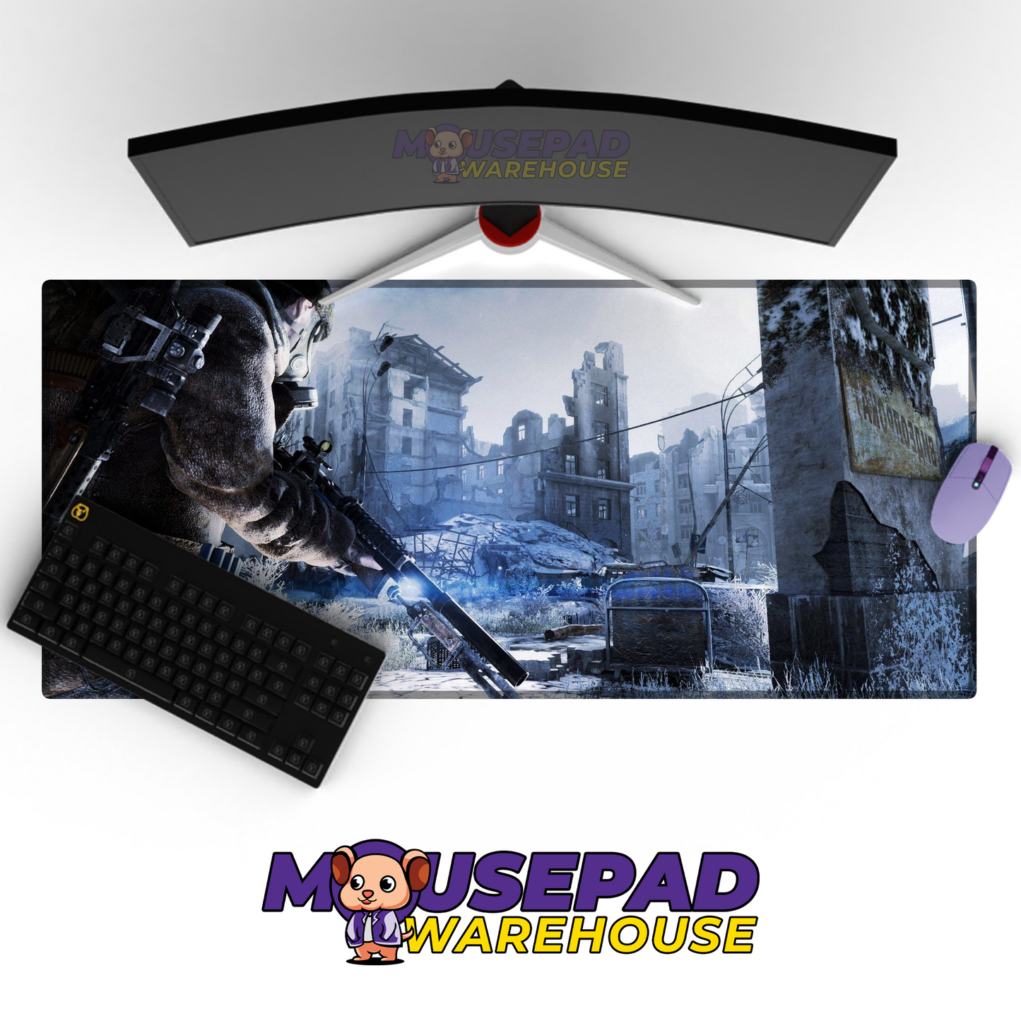 Metro Exodus V12 Mousepad Mockup