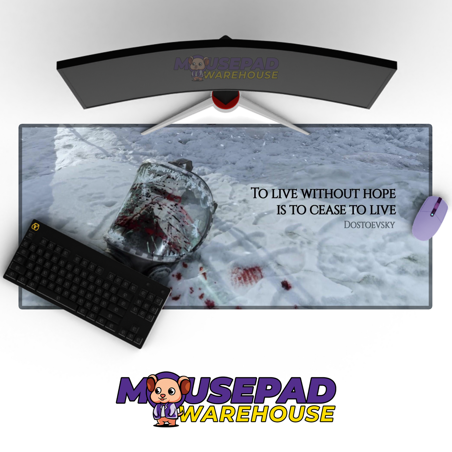 Metro Exodus V1 Mousepad Mockup