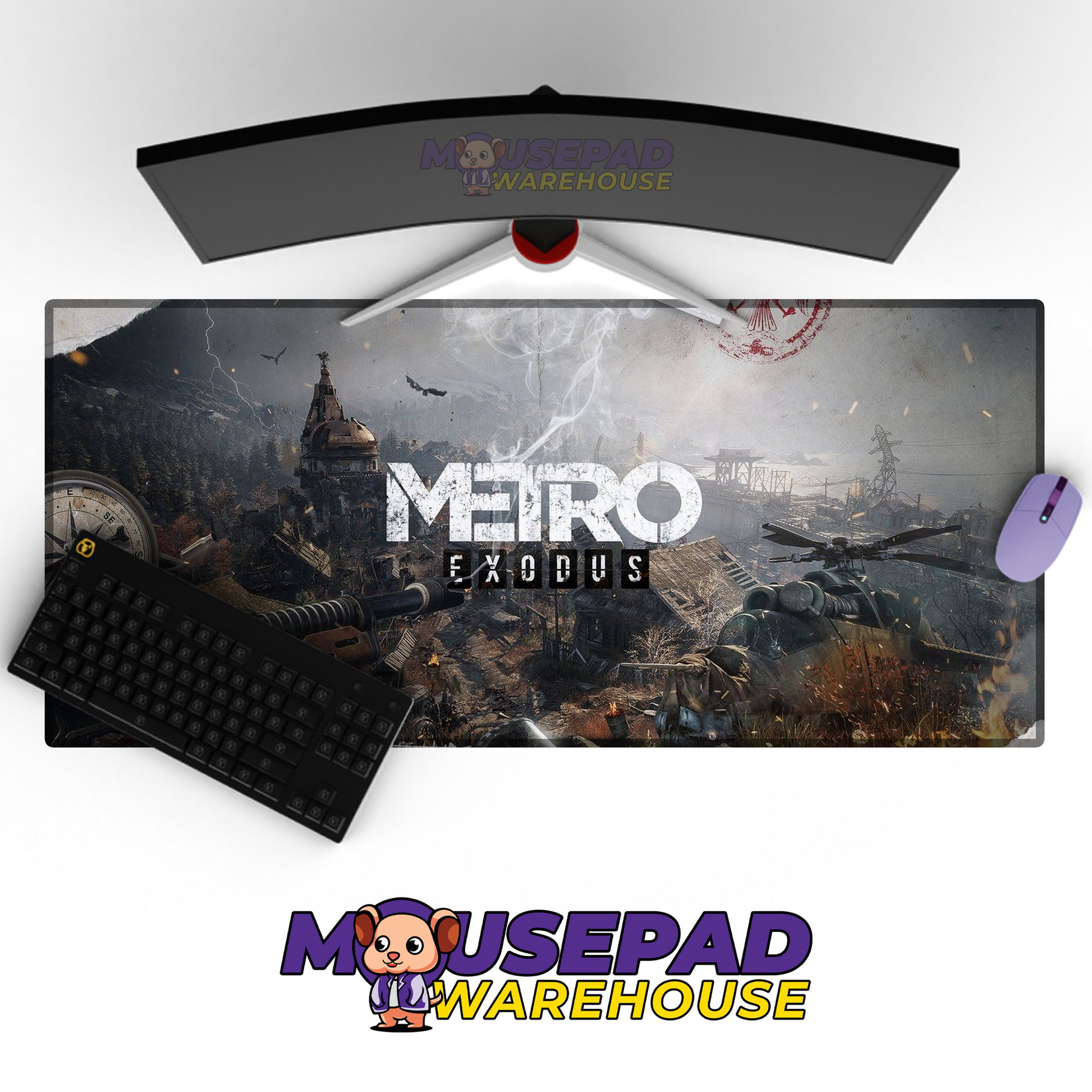 Metro Exodus V24 Mousepad Mockup