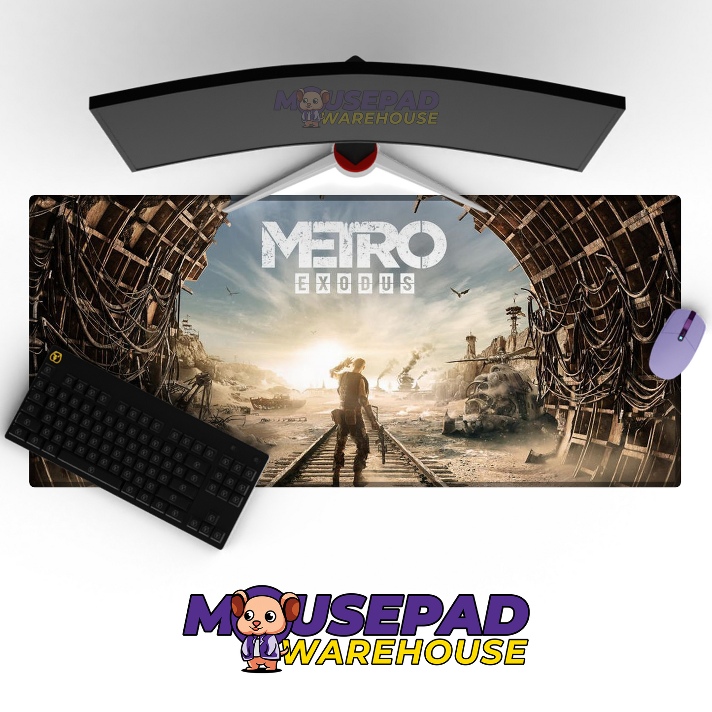 Metro Exodus V2 Mousepad Mockup