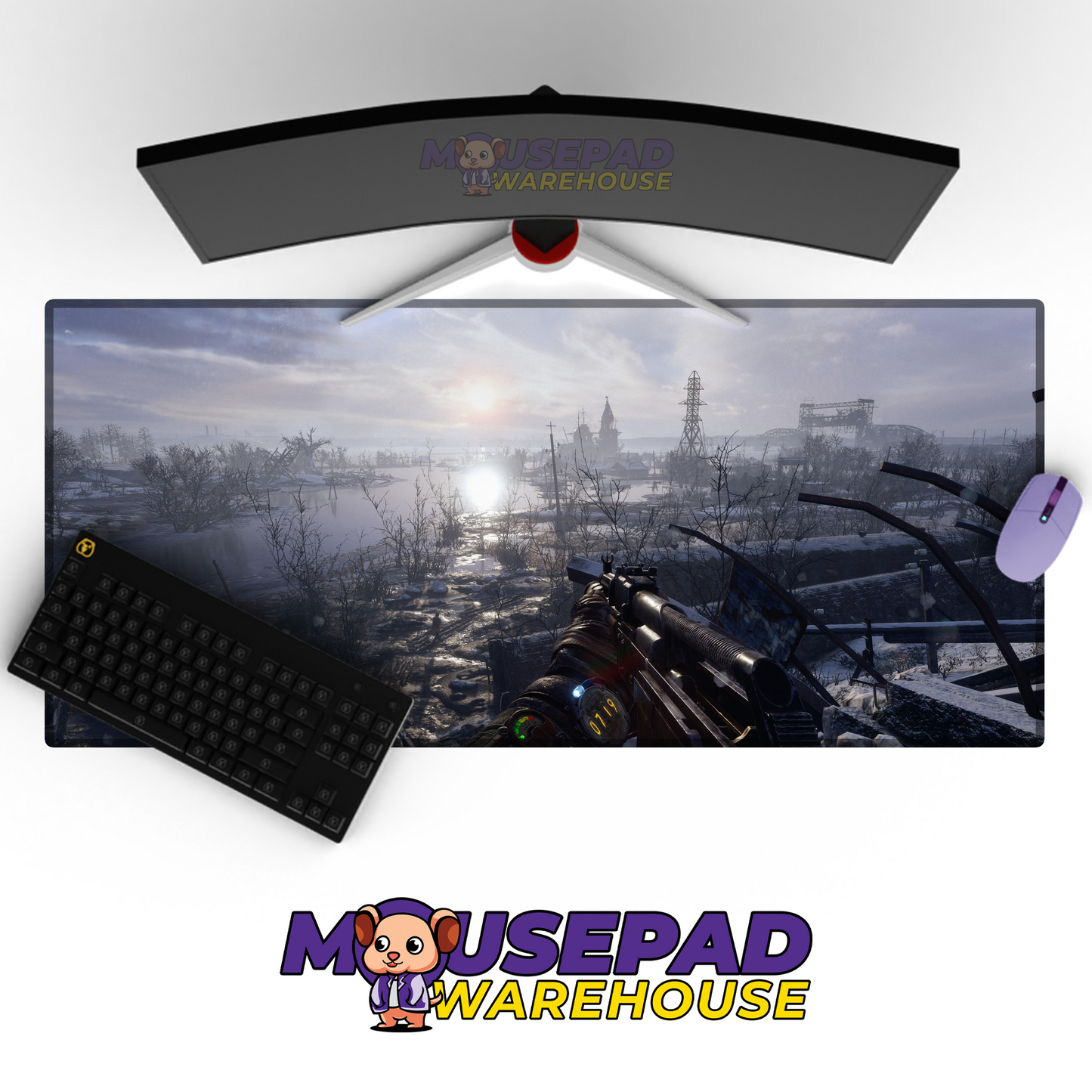 Metro Exodus V4 Mousepad Mockup