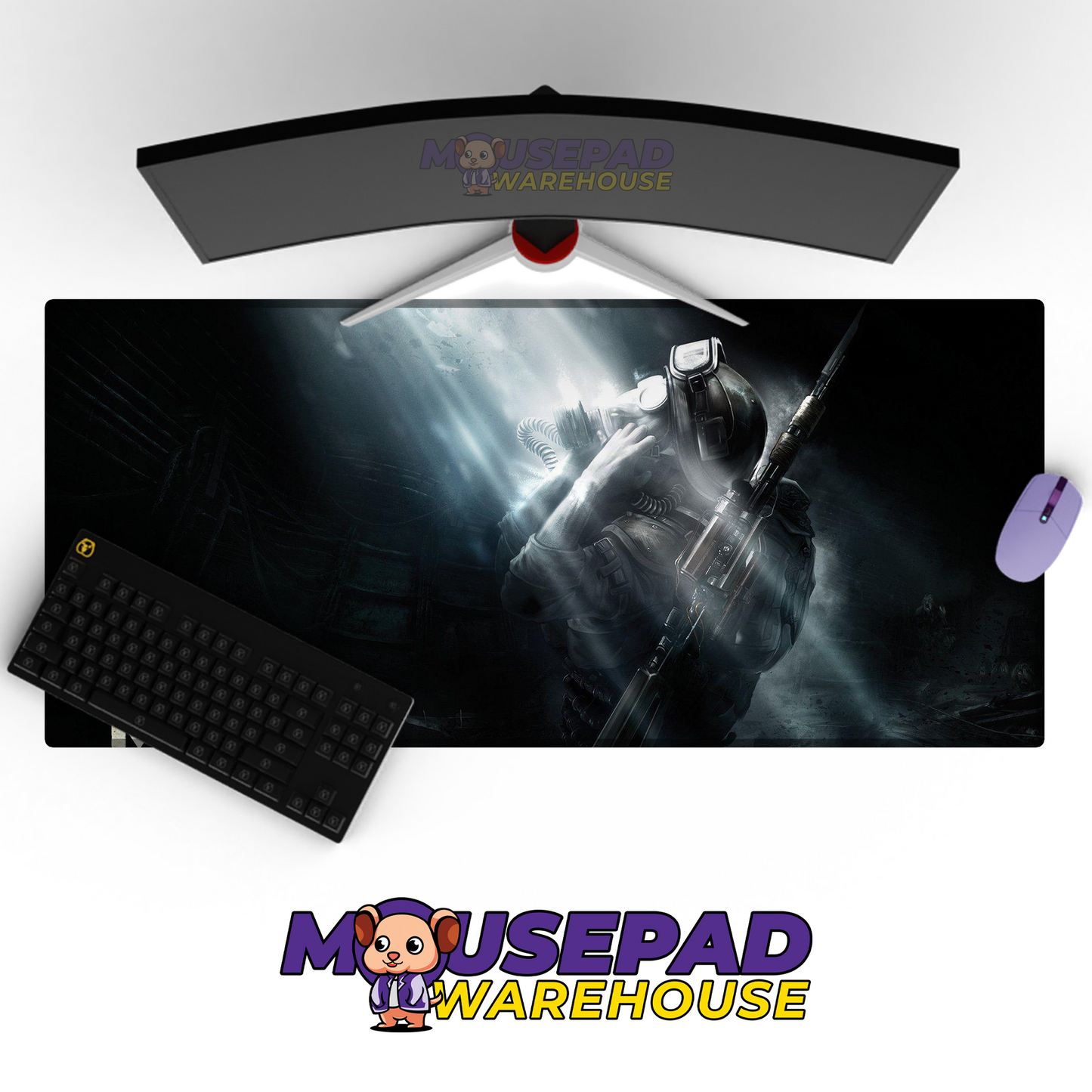 Metro Exodus V8 Mousepad Mockup