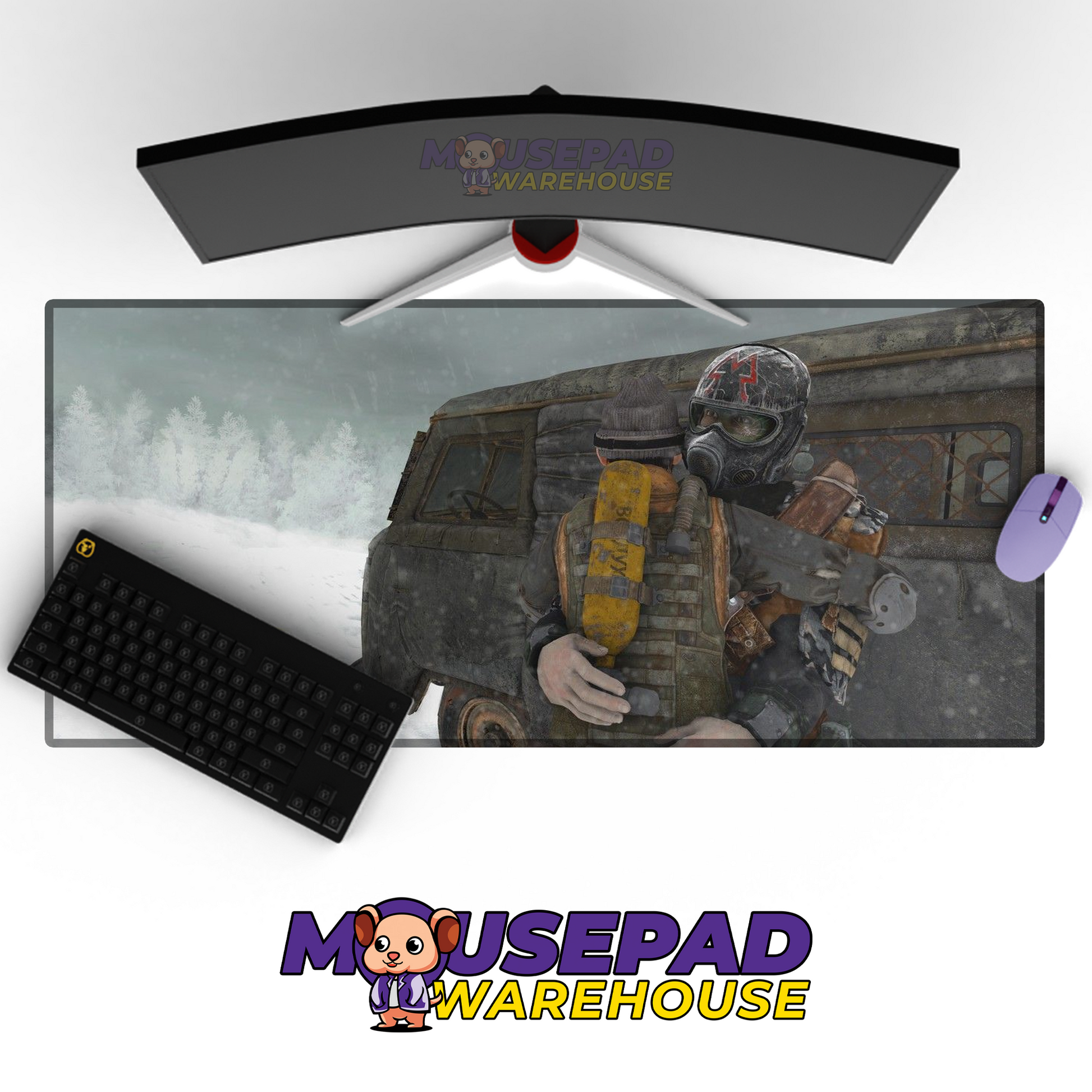 Metro Exodus V9 Mousepad Mockup