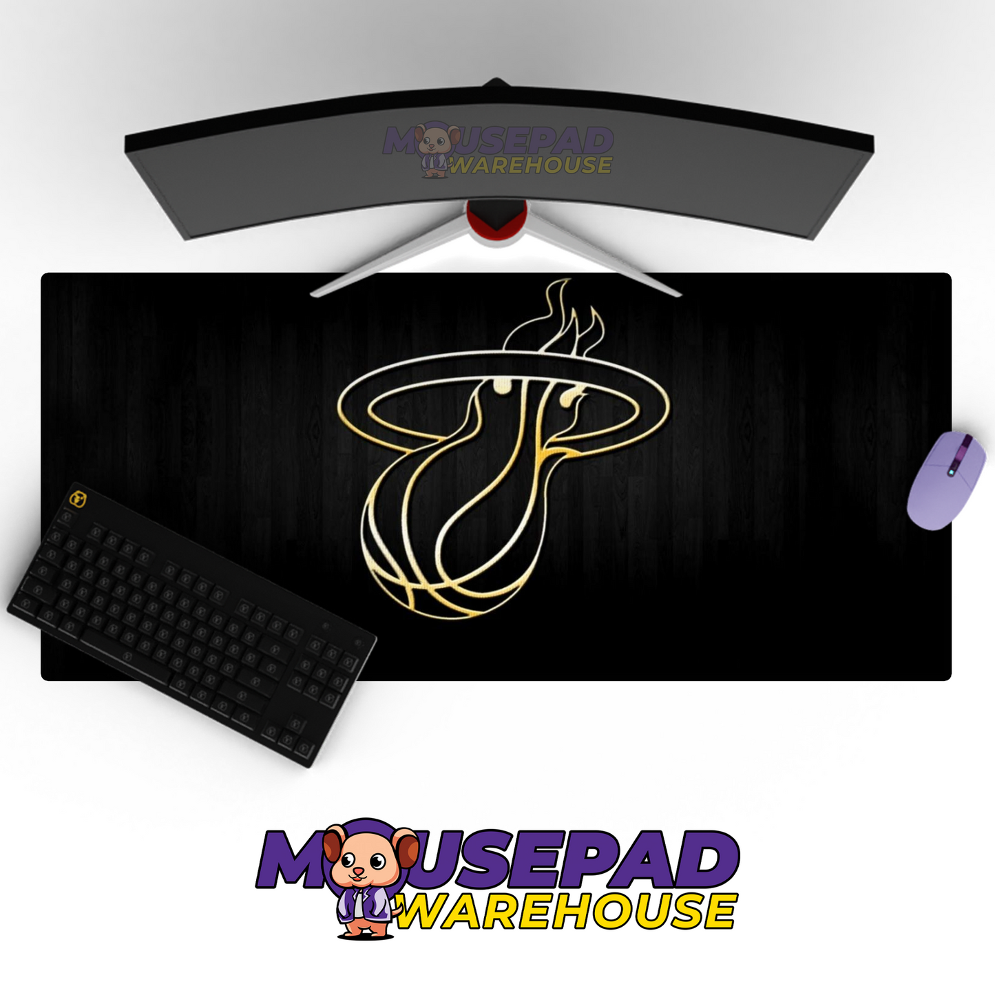 Miami Heat V11 Mousepad Mockup