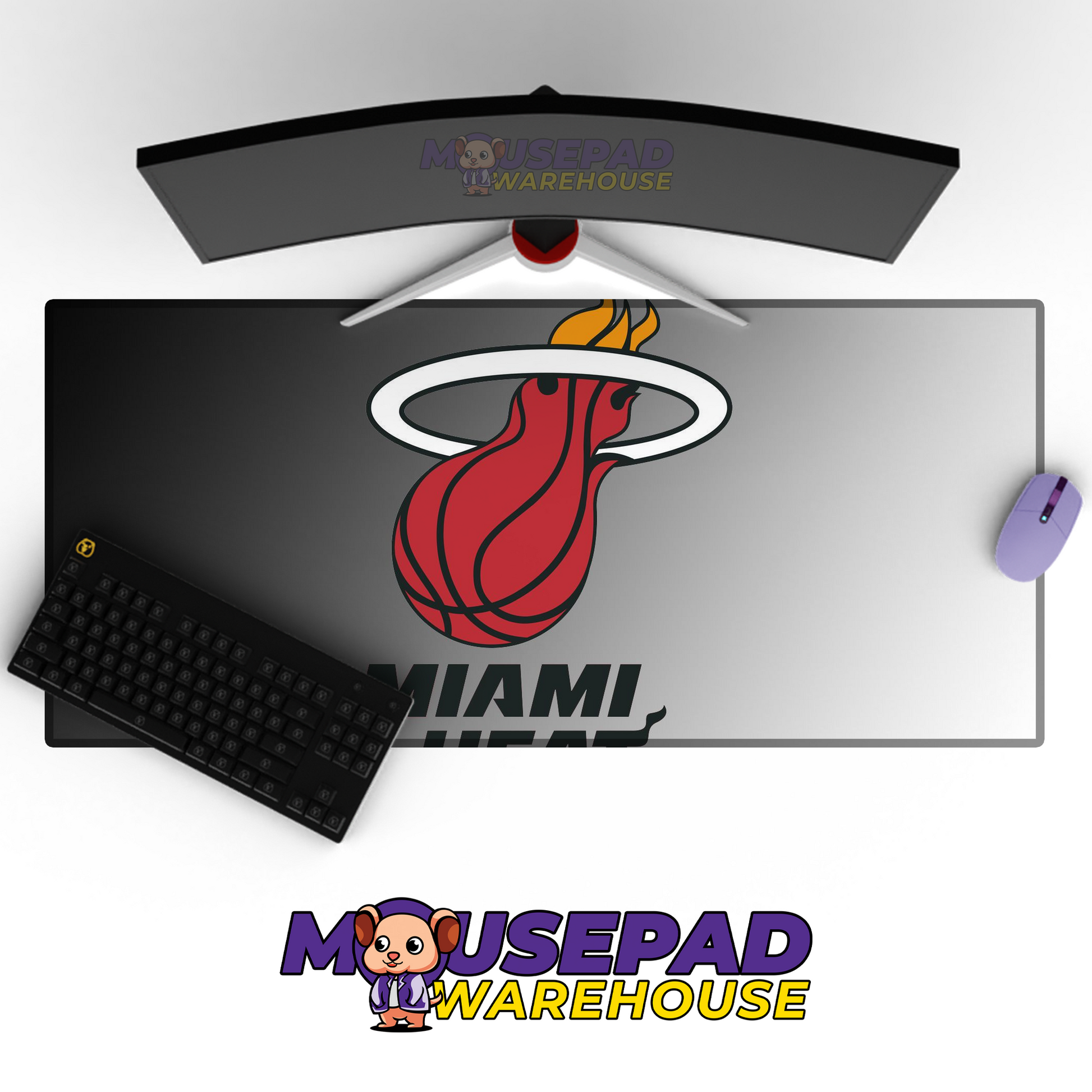 Miami Heat V12 Mousepad Mockup
