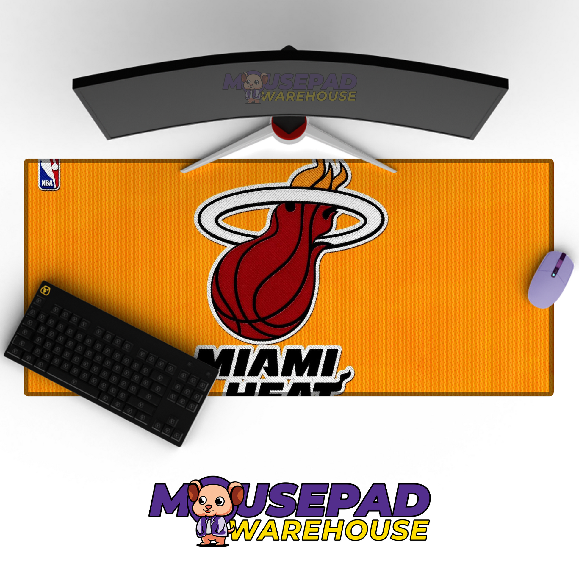 Miami Heat V14 Mousepad Mockup