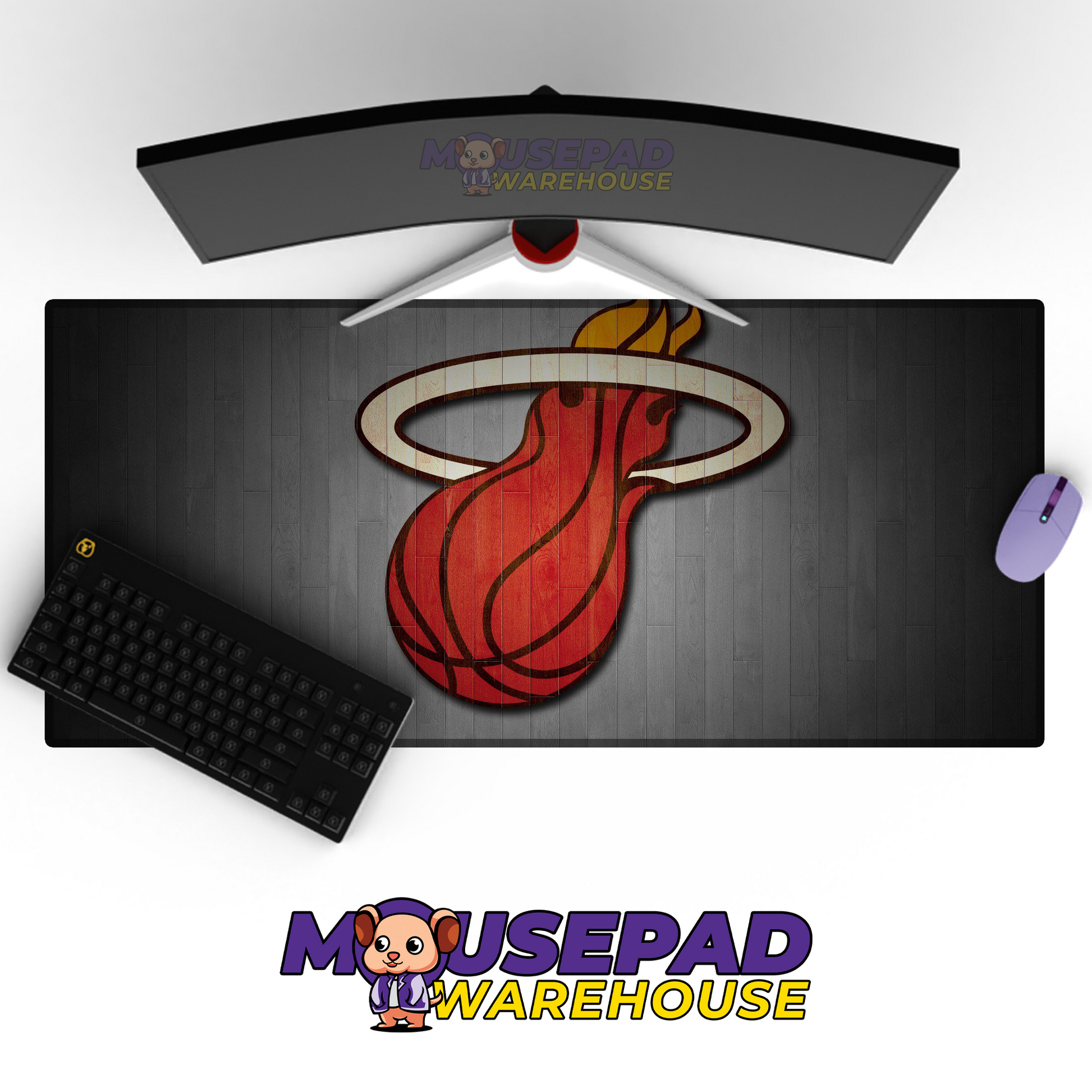 Miami Heat V15 Mousepad Mockup