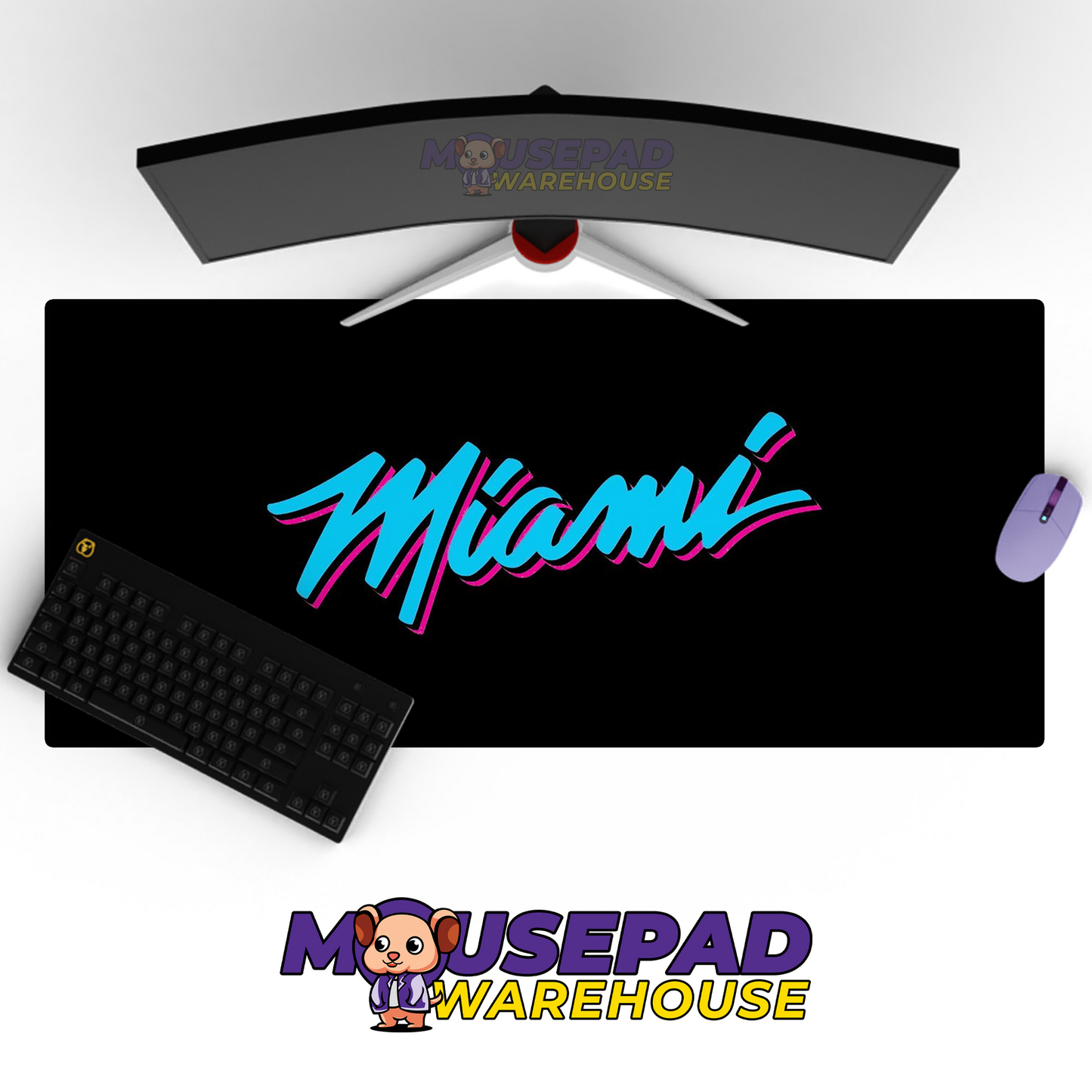 Miami Heat V18 Mousepad Mockup