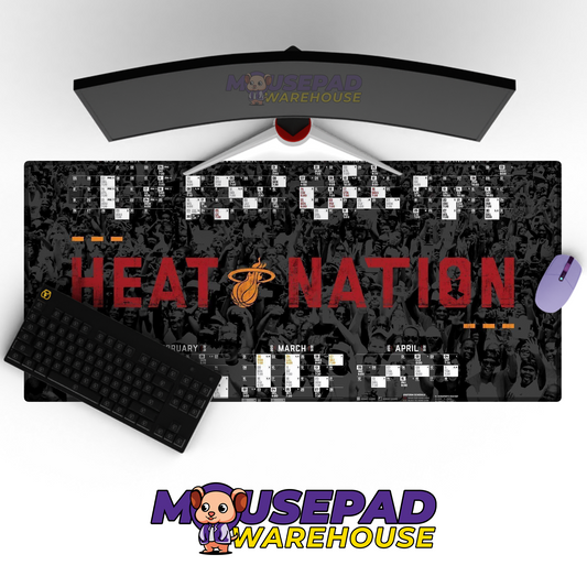 Miami Heat V19 Mousepad Mockup