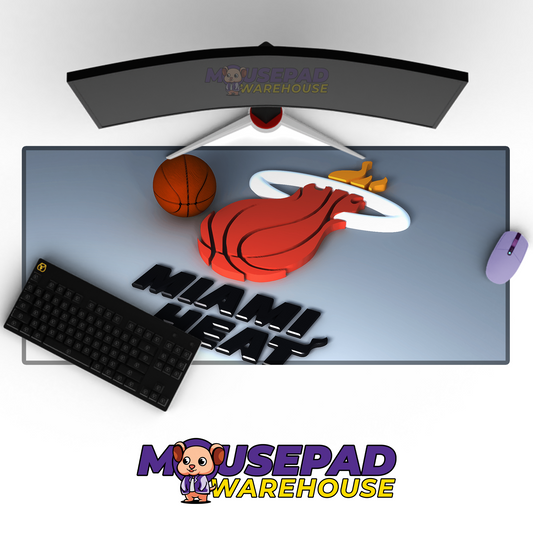 Miami Heat V1 Mousepad Mockup