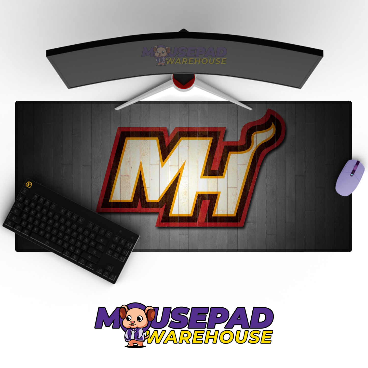 Miami Heat V25 Mousepad Mockup