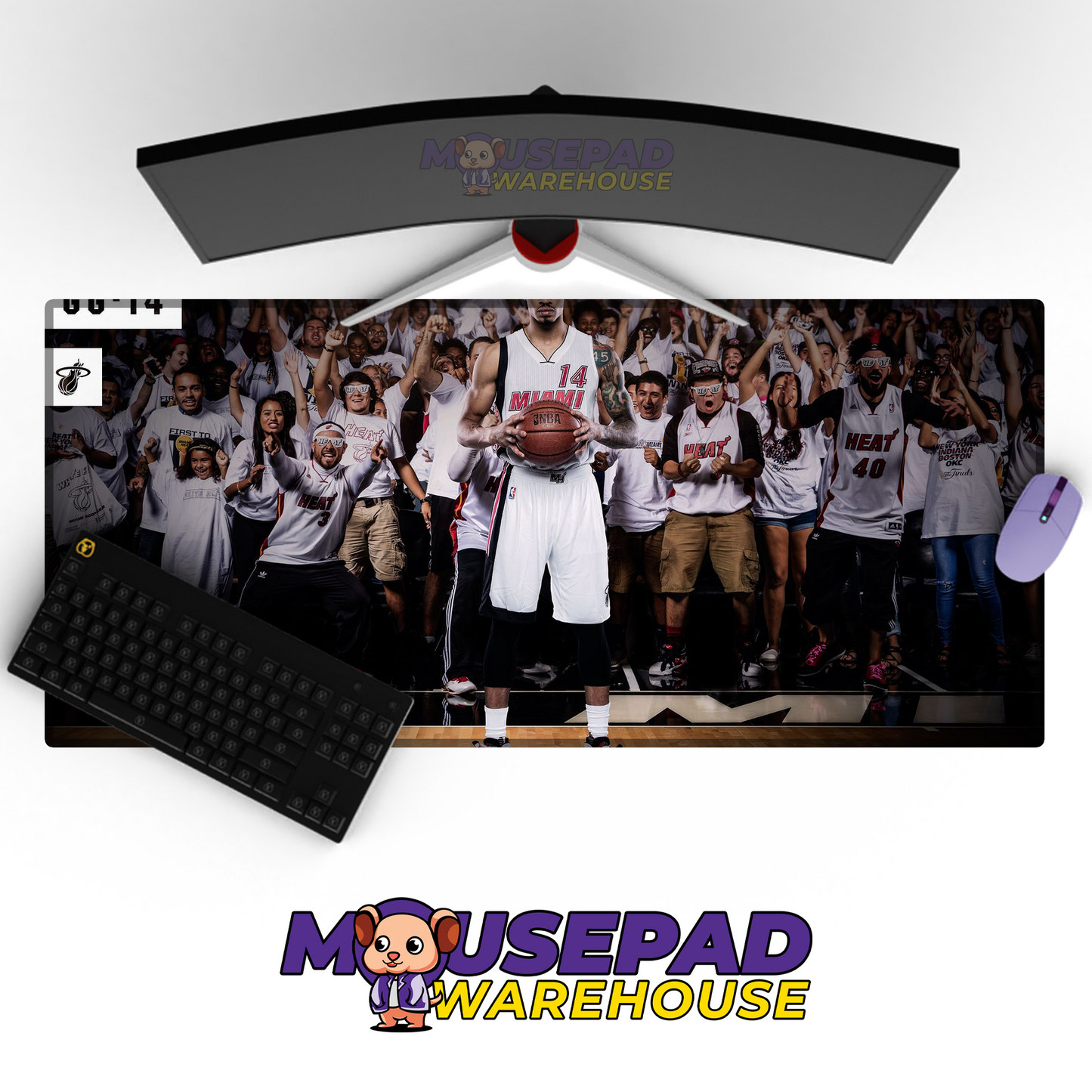 Miami Heat V28 Mousepad Mockup