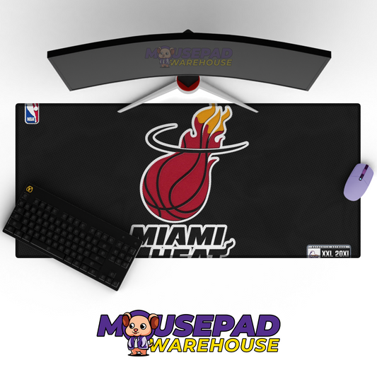 Miami Heat V2 Mousepad Mockup