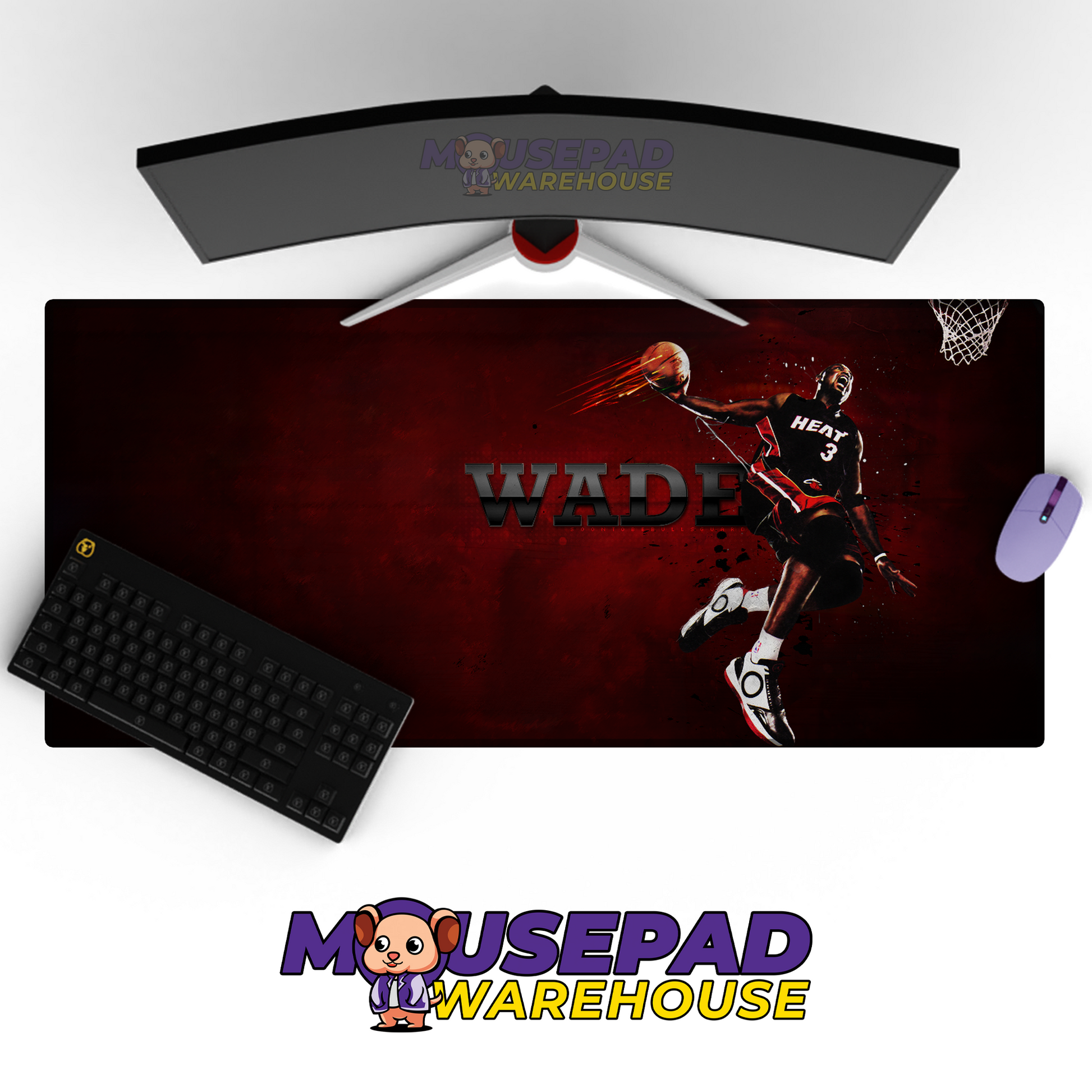 Miami Heat V33 Mousepad Mockup