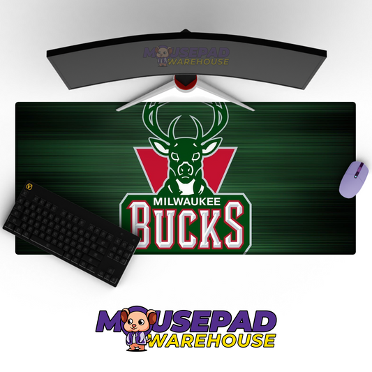 Milwaukee Bucks V10 Mousepad Mockup