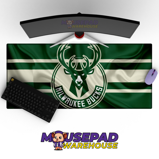 Milwaukee Bucks V11 Mousepad Mockup