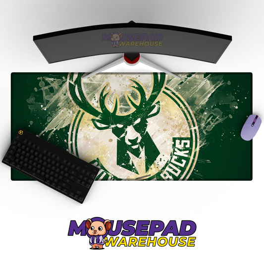 Milwaukee Bucks V18 Mousepad Mockup