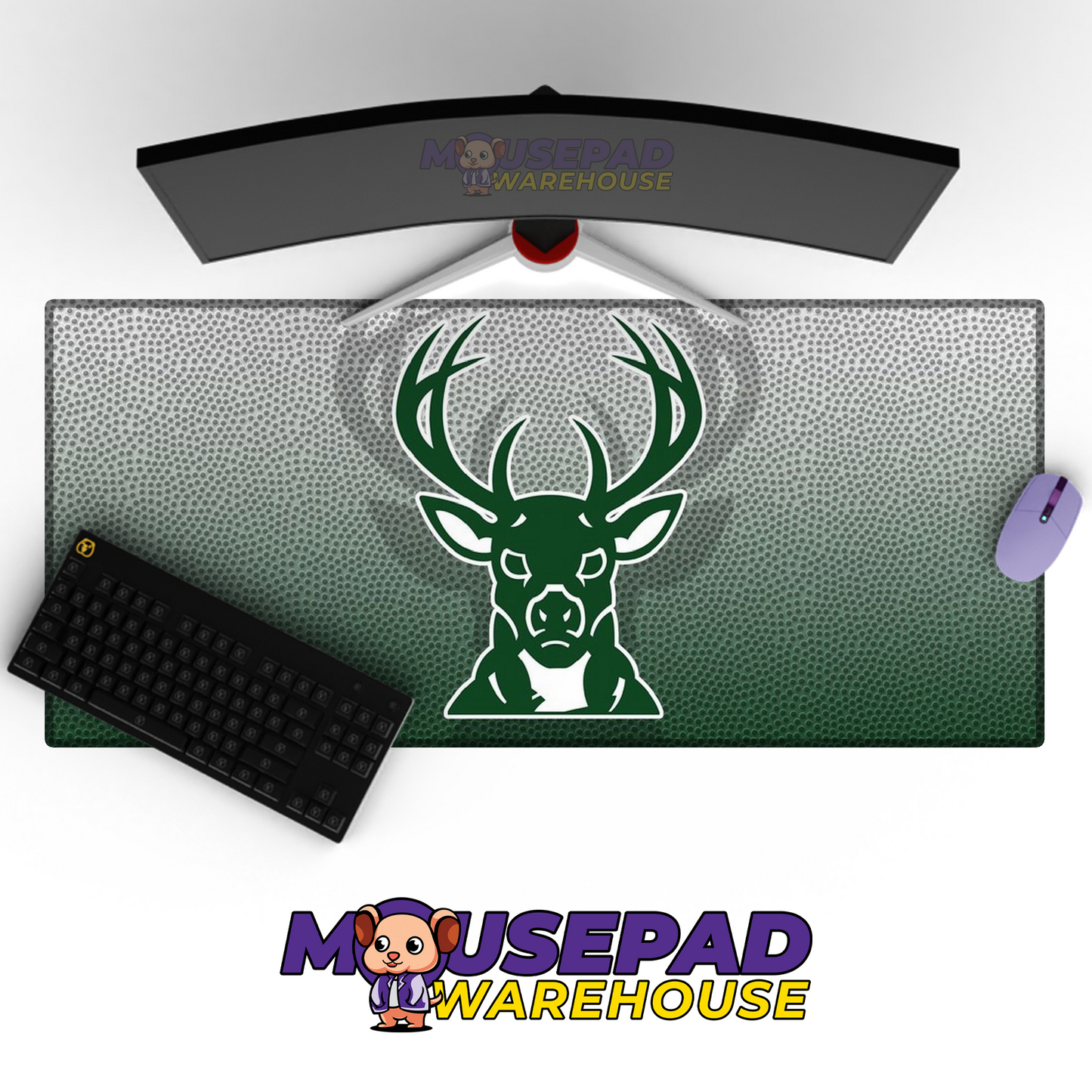 Milwaukee Bucks V25 Mousepad Mockup