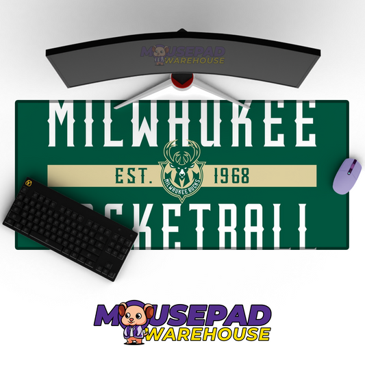 Milwaukee Bucks V31 Mousepad Mockup