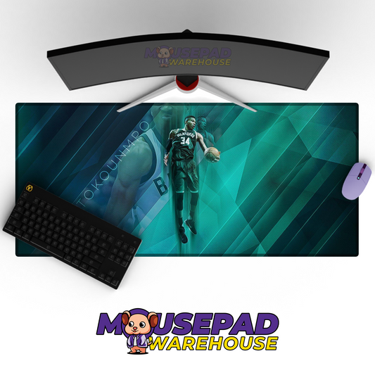 Milwaukee Bucks V3 Mousepad Mockup