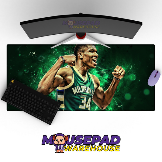 Milwaukee Bucks V5 Mousepad Mockup