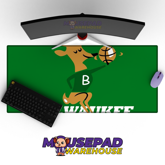 Milwaukee Bucks V9 Mousepad Mockup