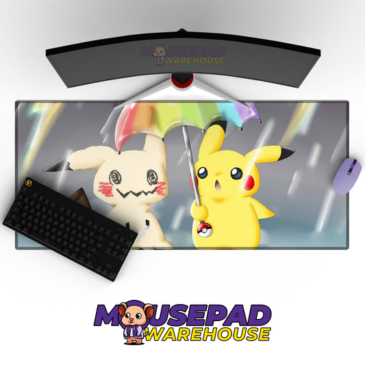Mimikyu Pikachu Rainbow Umbrella Mockup