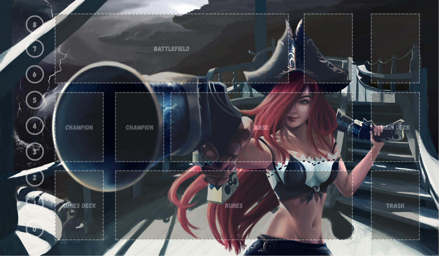 Miss Fortune V10 - RiftBound Trading Card Game Playmat
