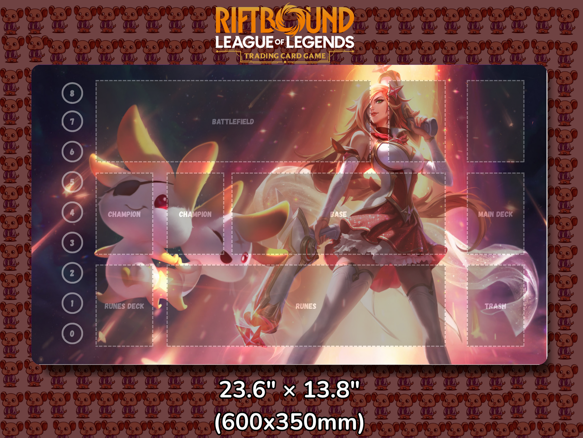 Miss Fortune V12 - RiftBound Trading Card Game Playmat Mockup